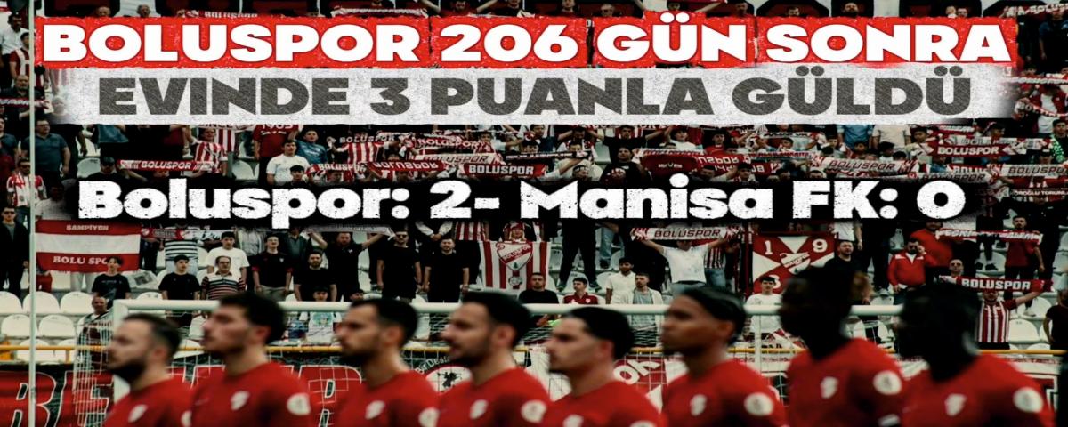 Boluspor 206 Gn Sonra Evinde 3 Puanla Gld