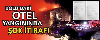 BOLU\'DAK OTEL YANGININDA OK TRAF!