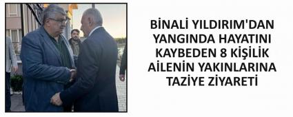 BNAL YILDIRIM\'DAN YANGINDA HAYATINI KAYBEDEN 8 KLK ALENN YAKINLARINA TAZYE ZYARET
