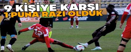 Boluspor 9 kii karsnda 1 puana raz oldu