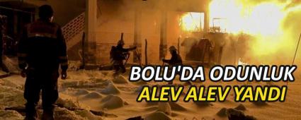 BOLU\'DA ODUNLUK ALEV ALEV YANDI