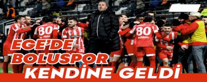 Ege\'de Boluspor kendine geldi