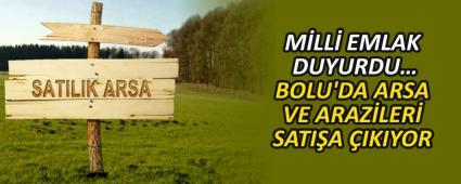 BOLU\'DA ARSA VE ARAZLER SATIA IKIYOR