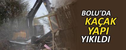 BOLU\'DA KAAK YAPI YIKILDI