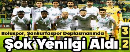 Boluspor, anlurfaspor Deplasmannda ok Yenilgi Ald