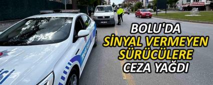 BOLU\'DA SNYAL VERMEYEN SRCLERE CEZA YADI