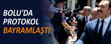 BOLU\'DA PROTOKOL BAYRAMLATI