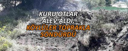 KURU OTLAR ALEV ALDI, KYLLER TOPRAKLA SNDRD