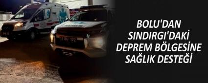 BOLU\'DAN SINDIRGI\'DAK DEPREM BLGESNE SALIK DESTE