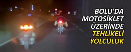 BOLU\'DA MOTOSKLET ZERNDE TEHLKEL YOLCULUK