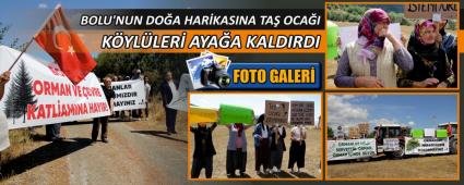 BOLU\'NUN DOA HARKASINA TA OCAI KYLLER AYAA KALDIRDI