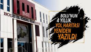 BOLU\'NUN 4 YILLIK YOL HARTASI YENDEN YAZILDI