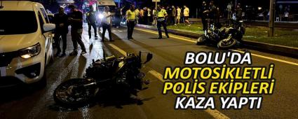 BOLU\'DA MOTOSKLETL POLS EKPLER KAZA YAPTI