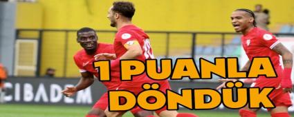 Boluspor deplasmandan 1 puanla dnd