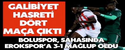 Boluspor: 1 - Esenler Erokspor: 3