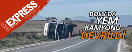 BOLU\'DA YEM KAMYONU DEVRLD