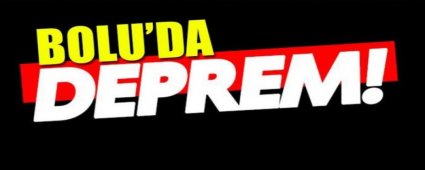 Bolu güne depremle uyandı Bolu güne depremle uyandı
