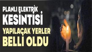 BOLU\'DA GEN�� �APLI ELEKTR�K KES�NT�S� YAPILACAK