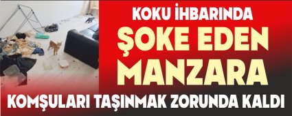 KOM�ULARI TA�INMAK ZORUNDA BIRAKAN KOKU �HBARINDA �OKE EDEN MANZARA